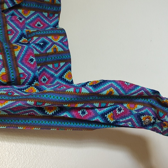 VTG 90s Western cropped button down - Picture 7 of 8